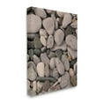thumbnail image 3 of Various Beach Pebbles Composition Coastal Photograph Gallery Wrapped Canvas Print Wall Art, 3 of 7