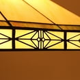 thumbnail image 3 of RADIANCE Goods Tiffany-Style 2 Light Mission Hanging Pendant Fixture 18" Shade, 3 of 7
