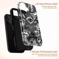 thumbnail image 4 of Mystic All-Seeing Eye Phone Case, Black and White Surreal Occult Collage Design, Esoteric Aesthetic Protective Cover for iPhone 16 15 14 13 12 11 Pro Max Plus Mini, 4 of 6