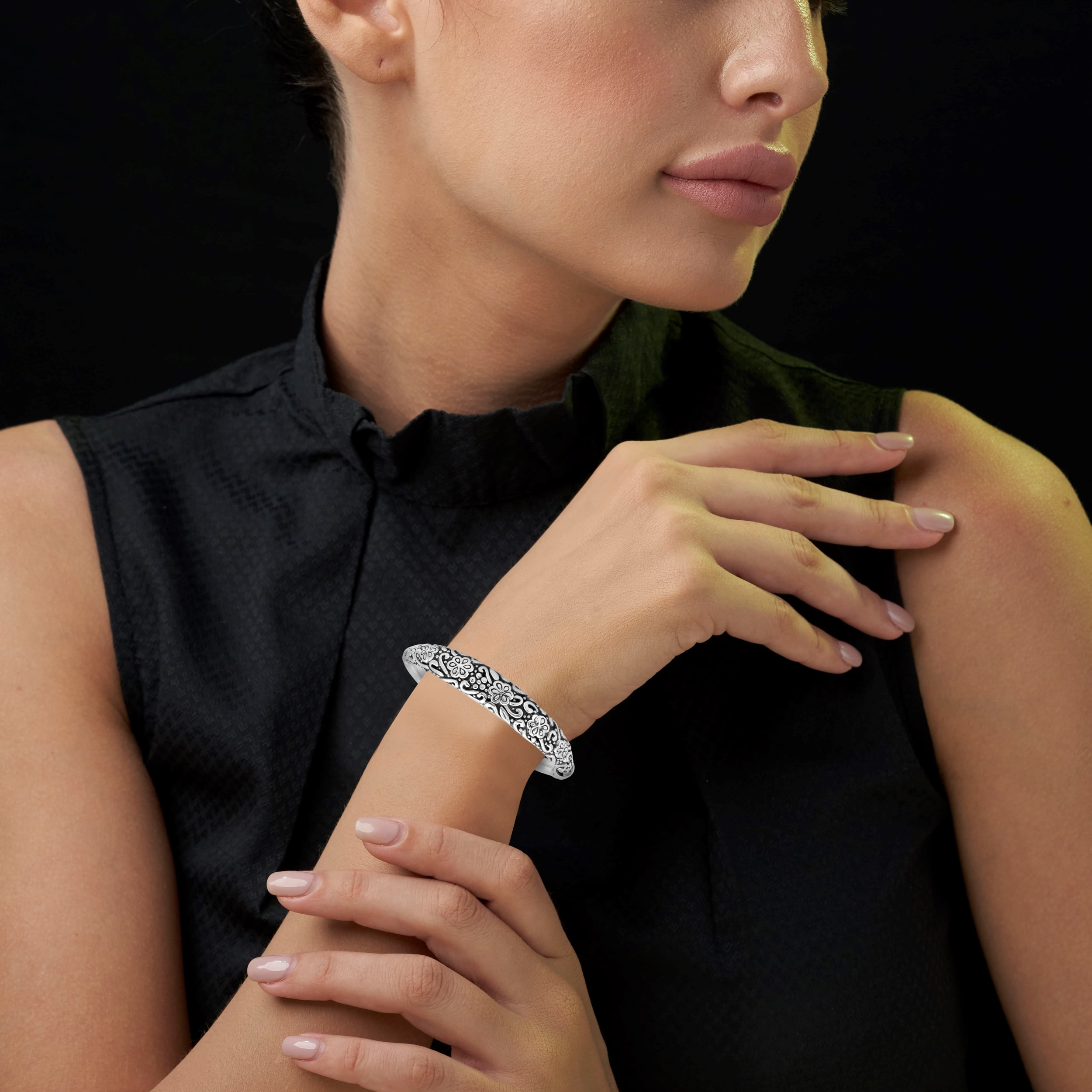 Silver Bracelet Gender: Women at Best Price in New Delhi | Sukhmani Fashions