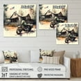 thumbnail image 4 of Designart Motorcycle Parked At The Cabin IV Canvas Wall Art, 4 of 5