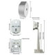 thumbnail image 2 of Adjustables Starlink-compatible Mounting Kit with Pipe Adapter Easy Using Starlink-compatible Mounting Kit For Starlink Mini Accessories, 2 of 5