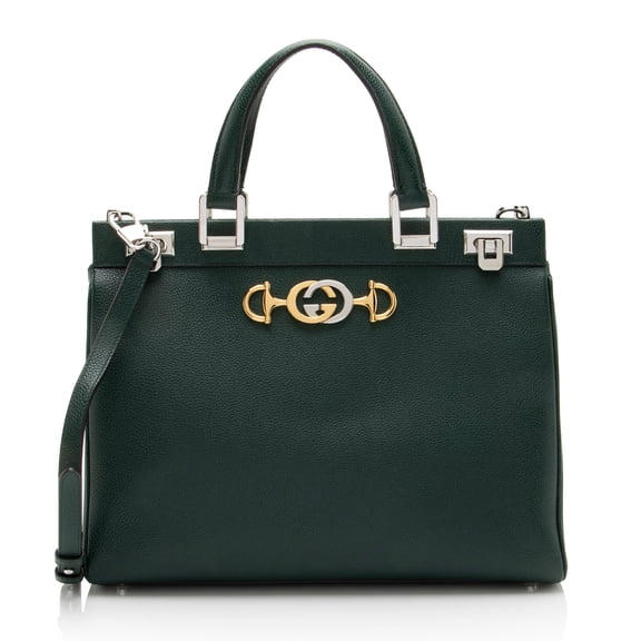 Pre-Owned Gucci Calfskin Zumi Medium Tote
