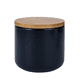 thumbnail image 1 of Contenedor de pimienta de sal de cerámica apilada con tapa de madera, caja de sal para encimera, decoración moderna de cocina de granja Vhermosa Utensilios de Cocina, 1 of 5