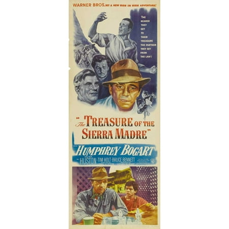 Treasure of the Sierra Madre POSTER (14x36) (1948) (Insert Style