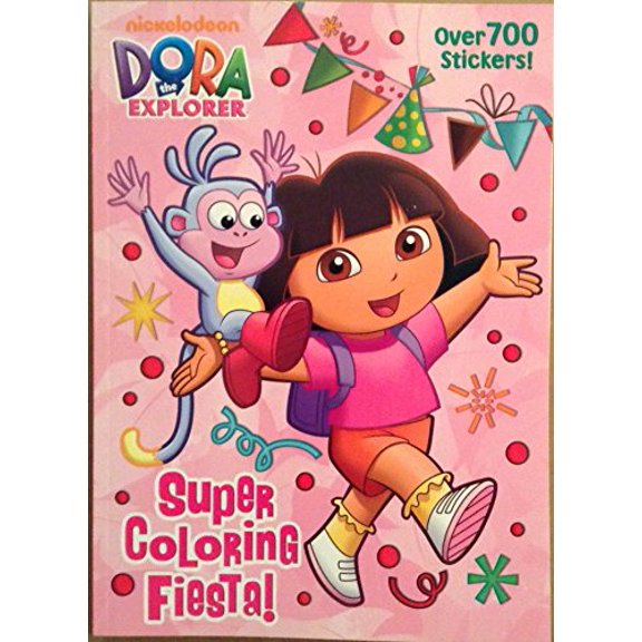 Pre-Owned Super Coloring Fiesta! [With Over 700 Stickers] (Paperback) 0375841342 9780375841347