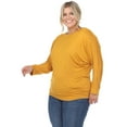 thumbnail image 2 of White Mark Women's Banded Dolman Top, 2 of 6