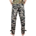 thumbnail image 4 of SAYFUT Women Digital Camo BDU Pants Military Tactical Trouser Cargo Pant Woodland Camo S-4XL, 4 of 7