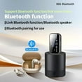 thumbnail image 3 of 32GB MP3 Player with Bluetooth 5.3, Clip Touch Screen Digital Mp3 Music Players with Speaker, FM Radio, Recording, Portable MP3 Player for Running, Cycling, Hiking, Climbing, Yoga - Silver, 3 of 9