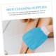 thumbnail image 4 of guantes exfoliantes coreanos para una exfoliación profunda de la piel y un exfoliante corporal completo, guantes de baño azules, 4 of 5