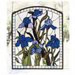 Meyda Tiffany 20" x 24" Iris Window - 36074