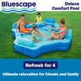 Bluescape Deluxe Inflatable Family Pool, 4 Seats, Suitable for Age 6 ...