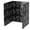 Black, variant on Aluminum Foil Tabletop Placemat Wall Grease Baffle Kitchen Anti Splatter Shield Guard For Stove Cooking Oil Proof Barrier