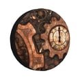thumbnail image 2 of 14'' Retro Sci-Fi Gear Tire Cover, Universal Spare Wheel Covers, Dust-Proof, Water-Proof, Sun-Proof and Corrosion-Proof, 2 of 9