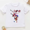 thumbnail image 3 of Camiseta de algodón con estampado de circo digital increíble para niños, camisetas de verano para niñas, ropa para bebés, camiseta de manga corta con dibujos animados para niños, 3 of 5