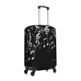 thumbnail image 3 of Balery Luggage Cover Falling Musical Print Suitcase Covers for Luggage Elastic Washable Suitcase Protector Fits 18-32 Inch Luggage-Large, 3 of 9