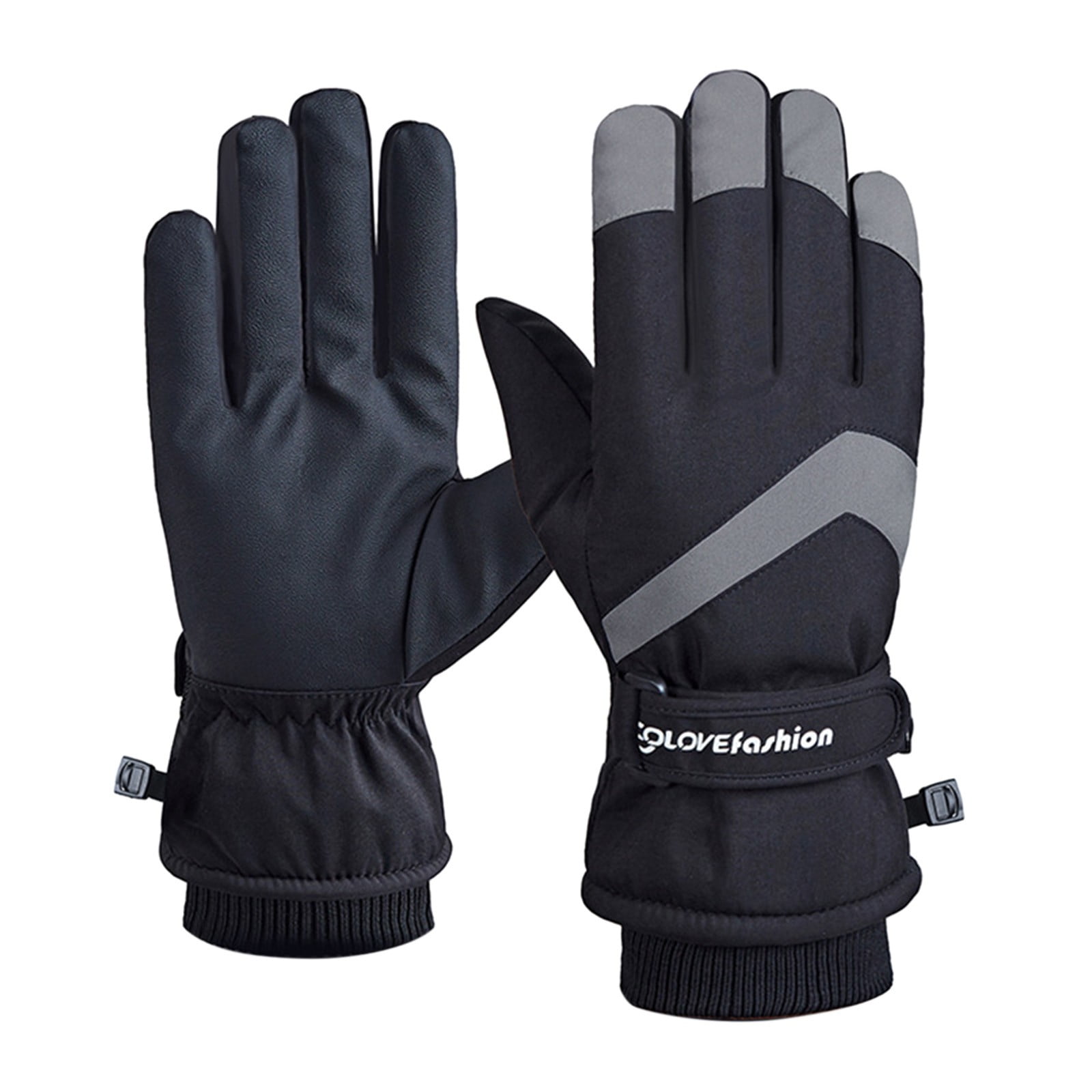 huisvrouw residu Scherm Winter Screen Ski Gloves Waterproof Thick Plus Velvet Warm Windproof Cold  Protection Outdoor Couple Riding Gloves - Walmart.com
