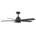 thumbnail image 4 of 905152FMB-LWD Hinkley Lighting Alta - 5 Blade Ceiling Fan with Light Kit-16.75 Inches Tall and 52 Inches Wide-Matte Black Finish, 4 of 13