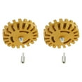 thumbnail image 1 of Milisten 2 Sets Rubber Wheel Adhesive Remover Grinding Tools Golden For Surface Preparation, 1 of 8