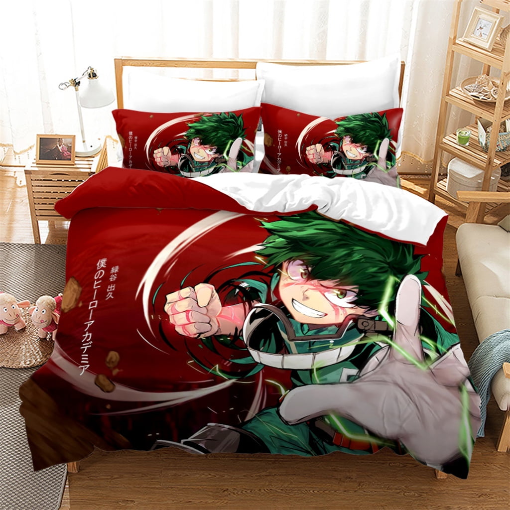 Cool My Hero Academia Bedding Bed Set Twin Full Queen King Size Deku
