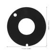 thumbnail image 2 of OULII Kit de Valve de Toilette Rv 2 Pcs Caoutchouc Noir 17.50x17.50x0.20 Po pour Entretien et Rénovation Rv, 2 of 8