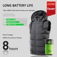 thumbnail image 3 of Sexy Dance Electric Heated Vest For Men Heating Thermal Hooded Jacket Lightweight Zipper Vest, 3 of 6
