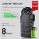 thumbnail image 3 of Sexy Dance Winter Warmth Chaleco calefactado para hombres Chaqueta sin mangas eléctrica Sudadera con capucha Abrigo calefactor Outwear al aire libre, 3 of 6