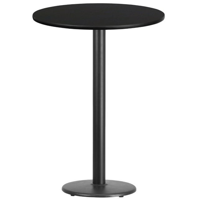 Bowery Hill 30" Table de Bar Ronde en Noir