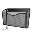 thumbnail image 1 of Gkeoshab Office&Craft&Stationery Wall Hanging File Basket Metal Wall Hanging File Frame Magazine Column Newspaper Rack Single Layer Hollow Home & Garden, 1 of 4