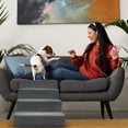 thumbnail image 3 of Precious Tails Deluxe High-Density Foam 4-Step Pet Stairs for Dogs and Cats - Durable, Lightweight, and Portable Staircase for Easy Mobility Assistance, 3 of 8