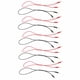 thumbnail image 2 of Male To Male Testing Wire, Banana Plug Test Leads High Thermal Conductivity 70003 4MM Heat Resistant 5 Set For Multimeter, 2 of 8