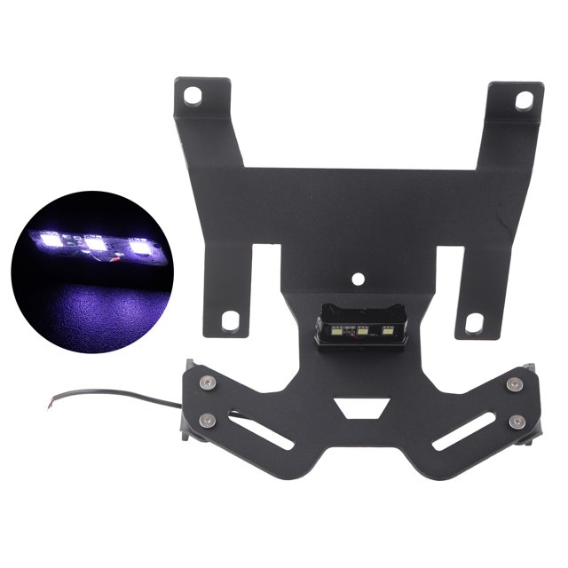 Soporte de Placa de matrícula de motocicleta ANGGREK elimina el Soporte para matrícula con lámpara LED apta para CB250R CB300R 2017-2020