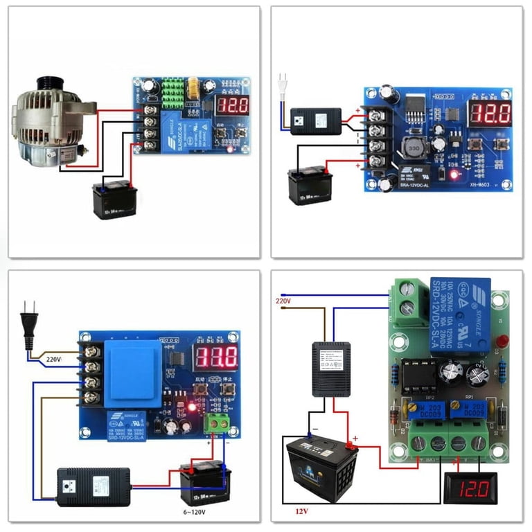 XH-M604 Digital Battery Charger Control Module DC 6-60V For Lithium/LiFePO4/Lead Acid Batteries