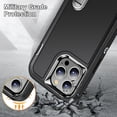 thumbnail image 4 of Heavy Armor Shockproof Defend Phone Case For iPhone 11 12 13 14 15 Pro Max 6 6s 7 8 Plus SE 2022 Xs XR Plastic TPU Back Cover, 4 of 5