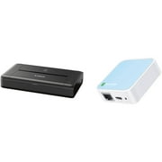 Canon 9596B002 Pixma Ip110 Wireless Mobile Printer and TP-Link Tl-Wr802N 300 Mbps Wireless N Nano Router