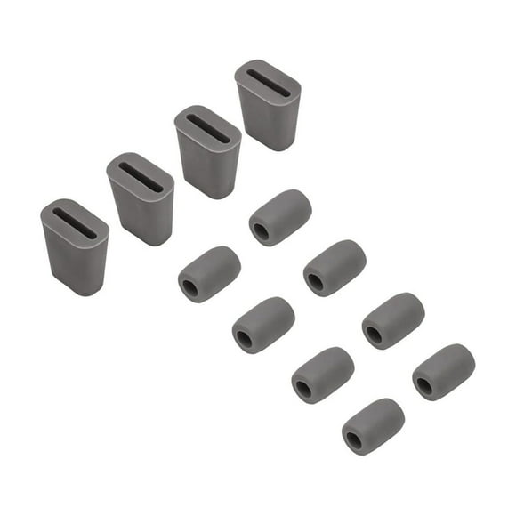 Ruvati Rinse Grid Bumpers (8 qty) and Feet (4 qty) Set - Grey - RVA11019
