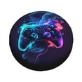 thumbnail image 2 of ZNDUO Vector Gamepad Joystick Pattern Spare Tire Cover, Universal Spare Tire Wheel Covers 15 inch, 2 of 8