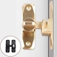 thumbnail image 3 of Pestillo de puerta de acero inoxidable de 90 grados de primera calidad: cerradura segura para puertas corredizas de granero y mosquiteras, 3 of 4