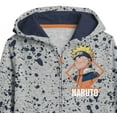 thumbnail image 3 of Naruto Classic Youth Boys Gray Zip Hoodie and Navy Jogger Pants-XL, 3 of 7