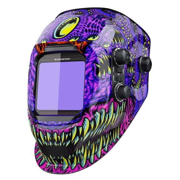ARCCAPTAIN Large View Auto-Darkening true color Welding Helmet