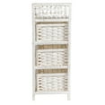 thumbnail image 6 of Household Essentials Woven 3 Drawer Chest with Cutout Handles, Paper Rope, White, 6 of 9