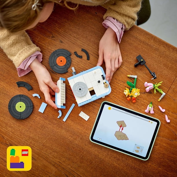 LEGO, Record Player with Flowers, 366 Pieces, 3 in 1 Building Set