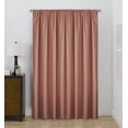 thumbnail image 6 of Eclipse Draft Stopper Room Darkening Fleece Lined Rod Pocket, Single Curtain Panel, Terracotta, 42" W x 95" L, 6 of 9