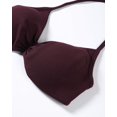 thumbnail image 4 of Sujetador deportivo AUROLA Influence Strappy para mujer Black Cherry, 4 of 7