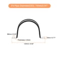 thumbnail image 2 of Unique Bargains 6Pack 2-7/8' Cable Clamp U Shape Stainless Steel Rubber Cushioned Pipe Strap, 2 of 5