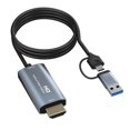 thumbnail image 1 of Grabador de vídeo portátil 4K tarjeta de captura de vídeo HD Kuymtek 30 P compatible con HDMI USB 1080, 1 of 6