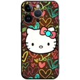 thumbnail image 1 of Phone Case for iPhone 11 14 12 13 Pro Max 7 8 XR X XS 6 6S Plus MINI Silicone Capa Pink Red Many Color Hello Kitty LXY, 1 of 7