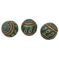 Design Toscano PeacockFeathered Orbs Decorative Accent Balls Set of