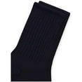 thumbnail image 3 of Jefferies Socks Womens Socks, Thick Cotton Ribbed Slouch Crew Ankle Cuff Roll Socks, 2 Pair, 3 of 5