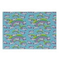 thumbnail image 3 of Unicorn Cutting Board, Repeating Pattern Beast Purity Grace Friendship Graphic Art, Decorative Tempered Glass Cutting and Serving Board, Small Size, Multicolor, by Ambesonne, 3 of 5